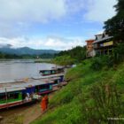 Laos, Mekong, Langboote