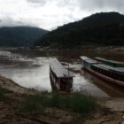 Laos, Mekong, Langboot