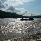 Laos, Mekong, Langboot