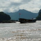 Laos, Mekong, Langboot