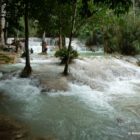 Laos, Wasserfälle, Kuang Si